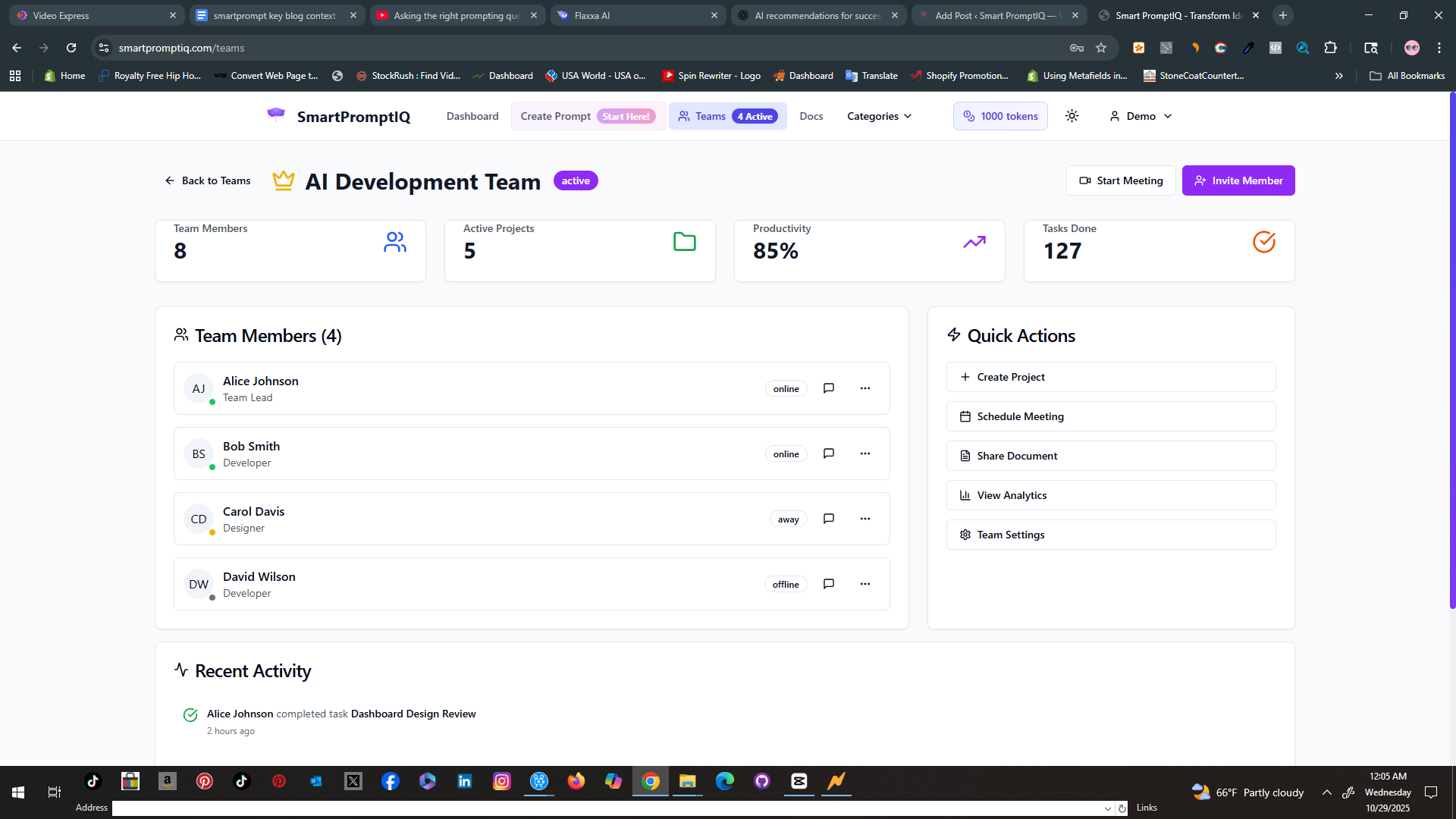Team Collaboration with AI Prompts