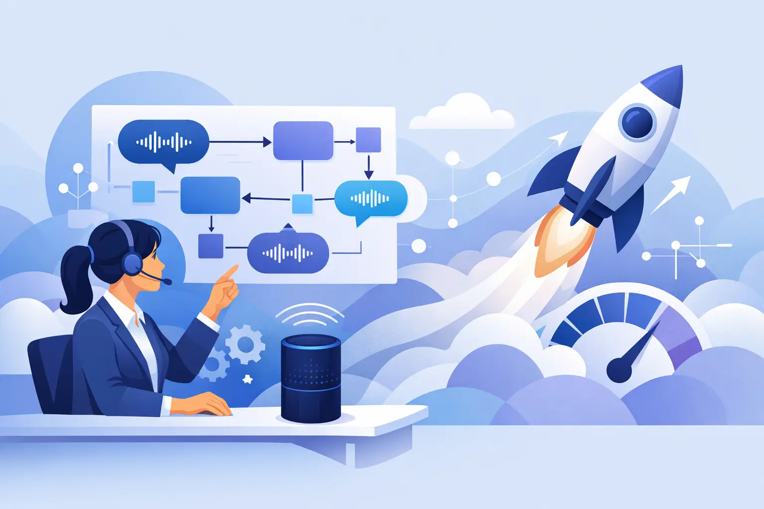 How a Voice AI Workflow Builder Speeds Launch